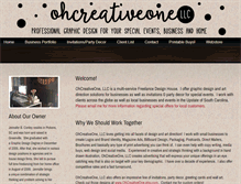 Tablet Screenshot of ohcreativeone.com